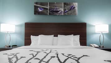 In-room safe, desk, laptop workspace, iron/ironing board