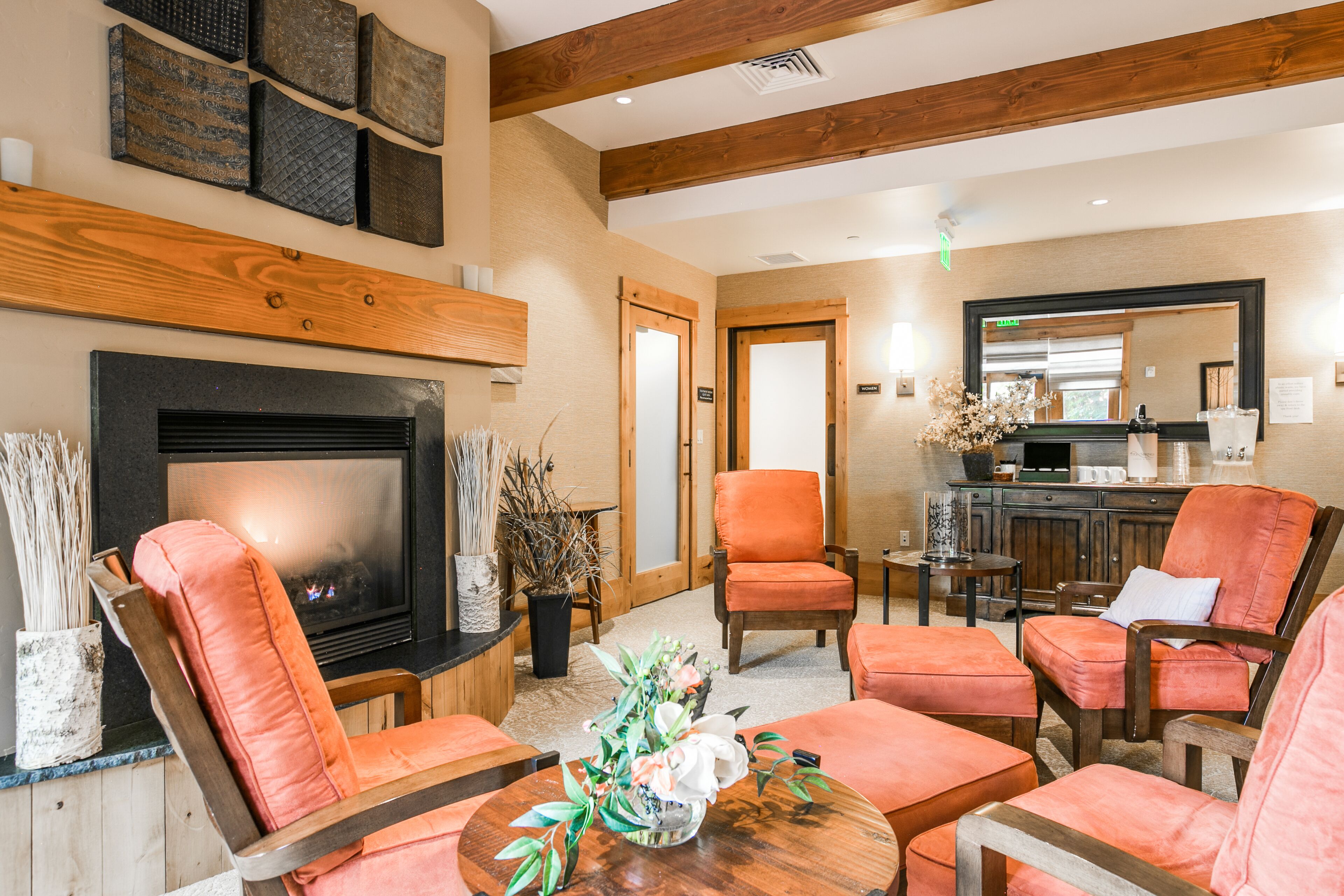 couples treatment room(s), hot tub, steam room, body treatments