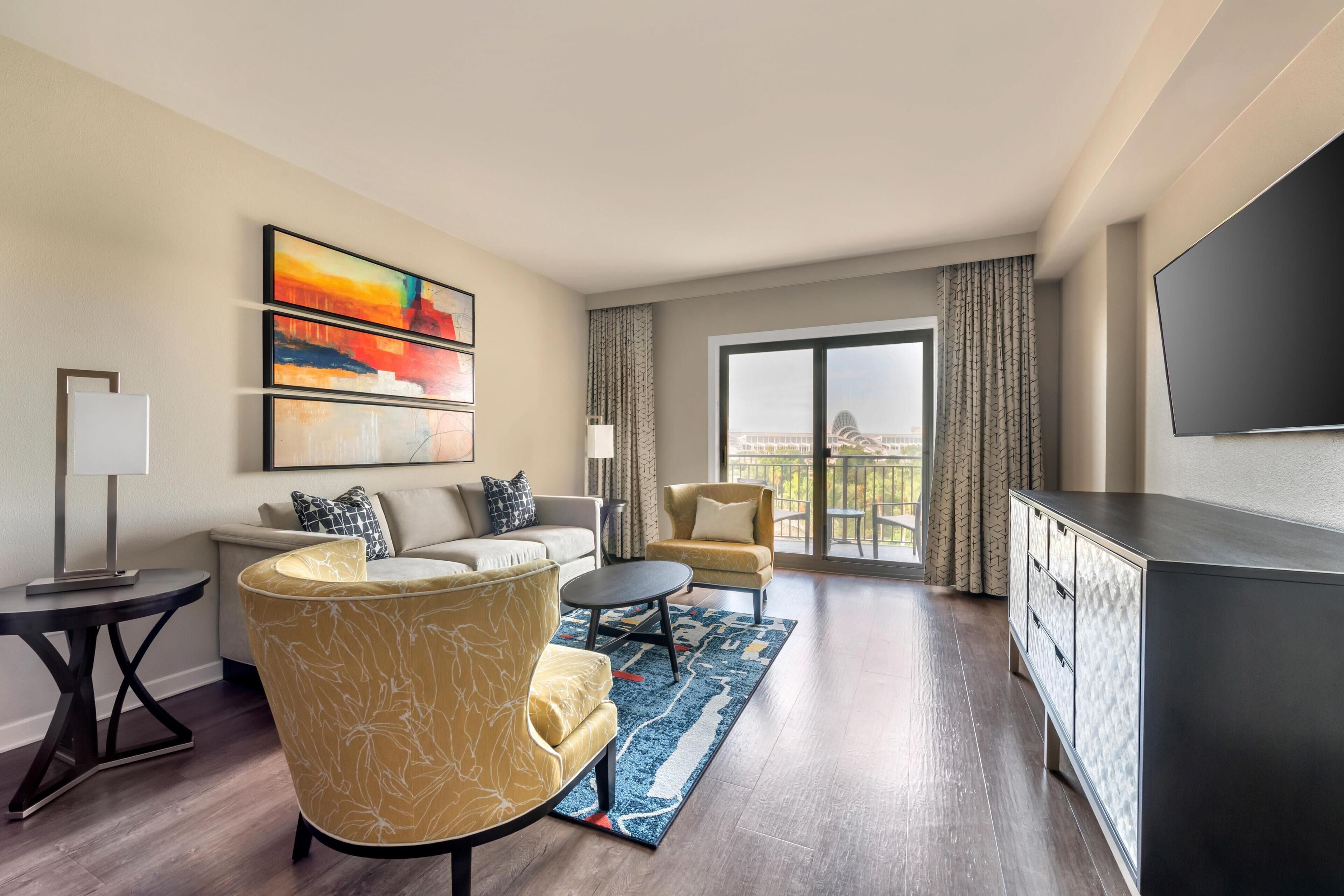 Una televisión de pantalla plana, Netflix, Hulu