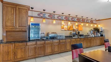 Gratis frukostbuffé varje dag