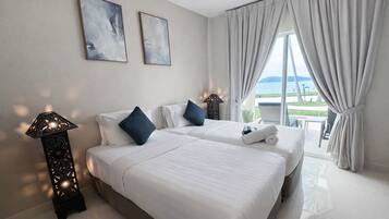 Free minibar, in-room safe, desk, laptop workspace