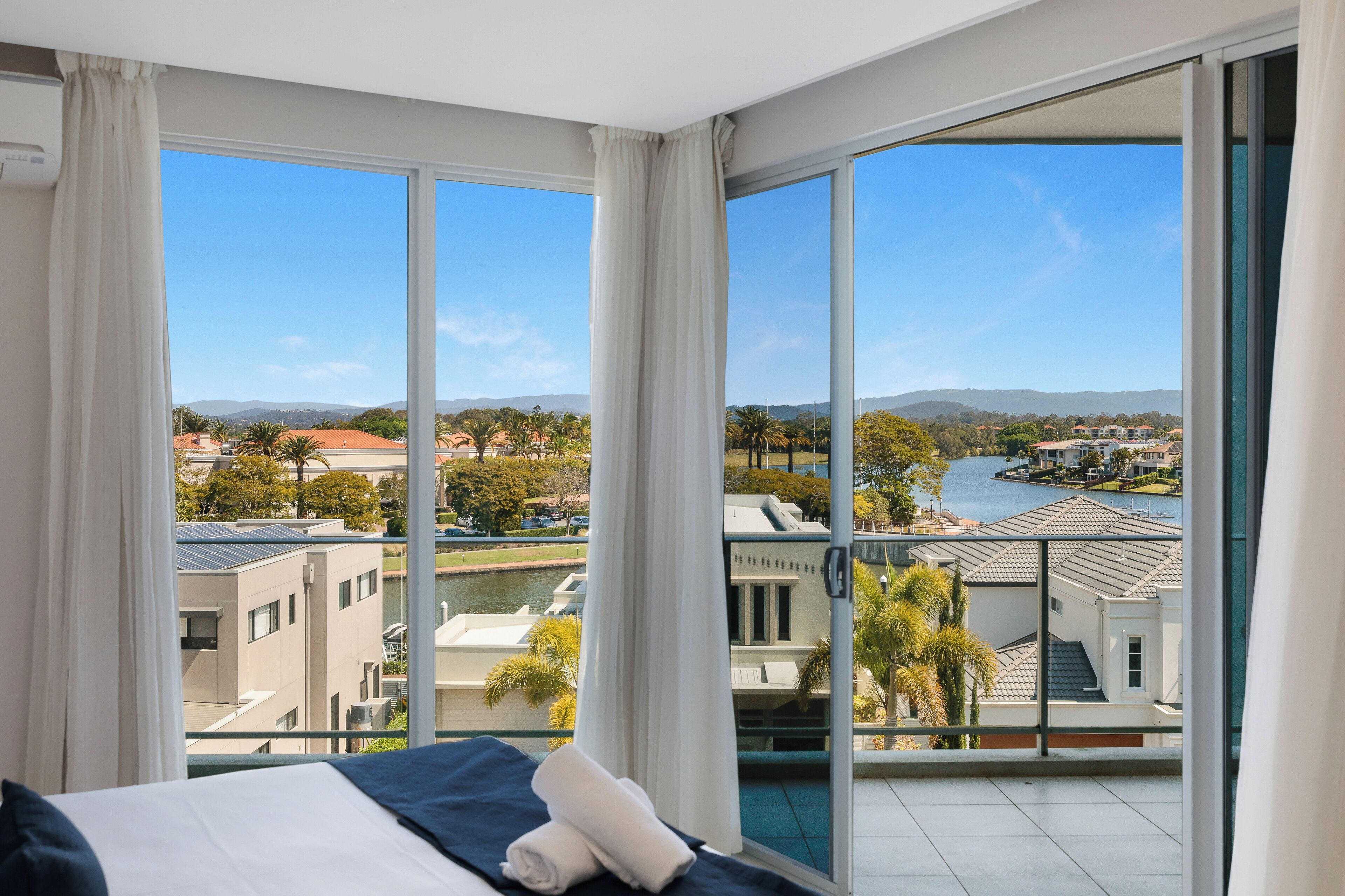 Three-Bedroom Apartment | Blackout curtains, iron/ironing board, free WiFi, bed sheets