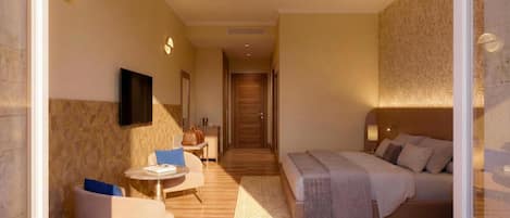 Hochwertige Bettwaren, Minibar, Zimmersafe, Schreibtisch