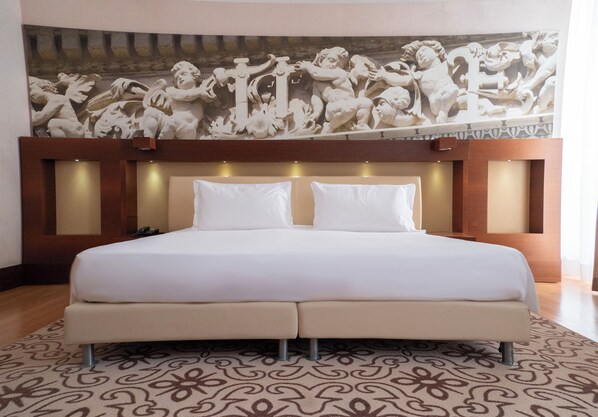 Premium bedding, minibar, in-room safe, desk