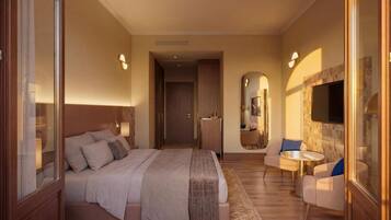 Premium bedding, minibar, in-room safe, desk