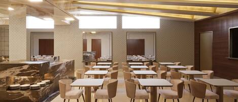 Breakfast, lunch, dinner served; Italian cuisine