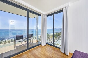 Quarto casal superior, vista para o mar (Panoramic View) | Sacada