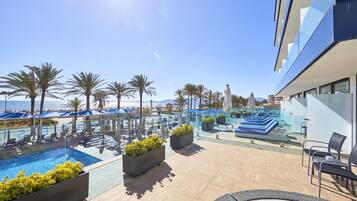 Superior tweepersoonskamer, terras, uitzicht op zee (Panoramic View) | Terras