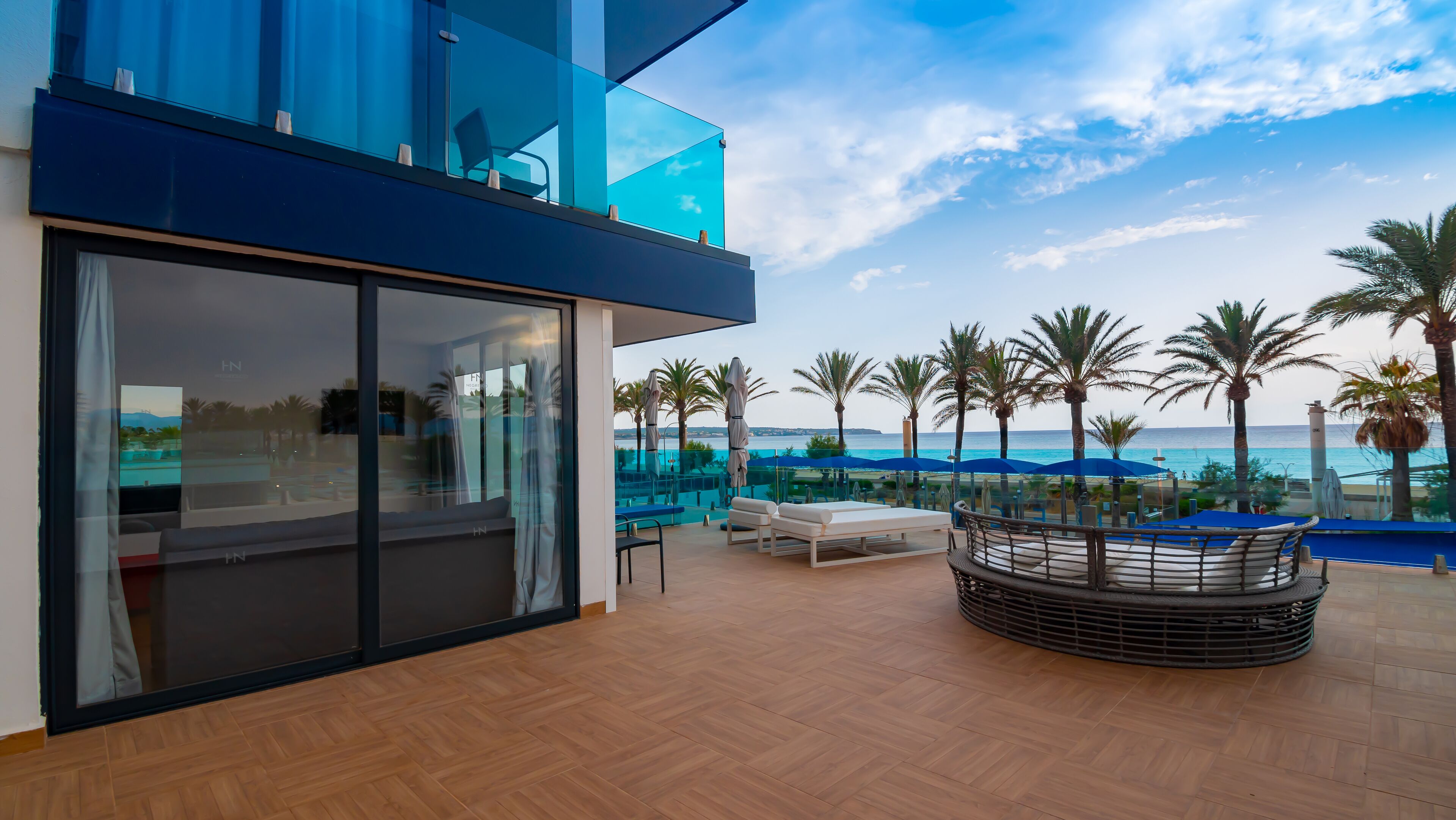 Chambre Double Supérieure, terrasse, vue mer (Panoramic View) | Terrasse/Patio