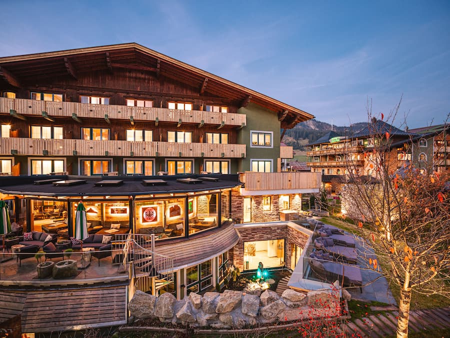 Façade de l’hébergement