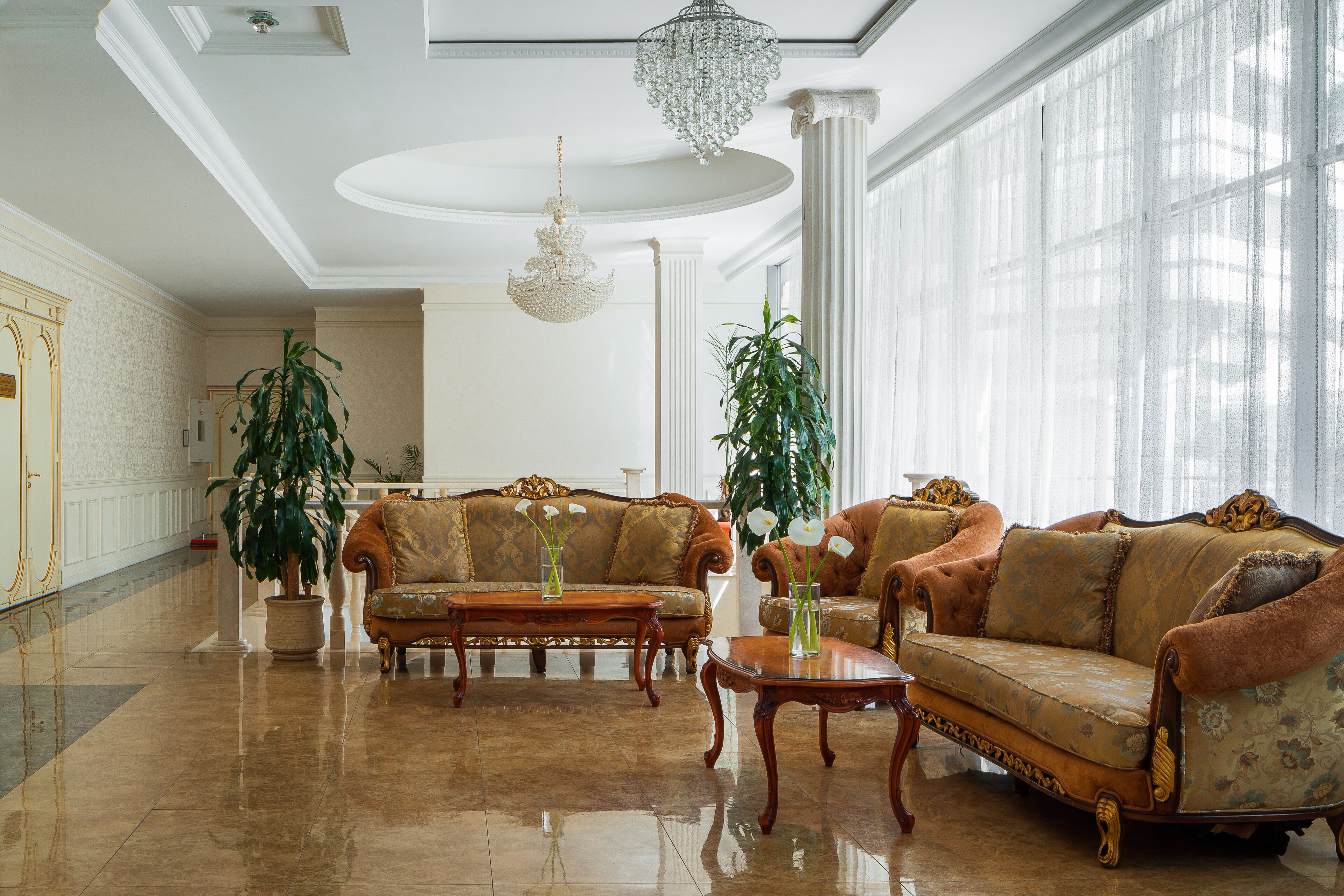 Khu tiếp khách ở sảnh