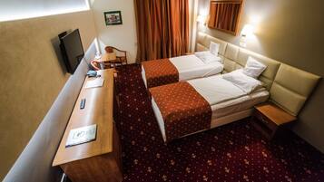 Premium bedding, minibar, in-room safe, desk