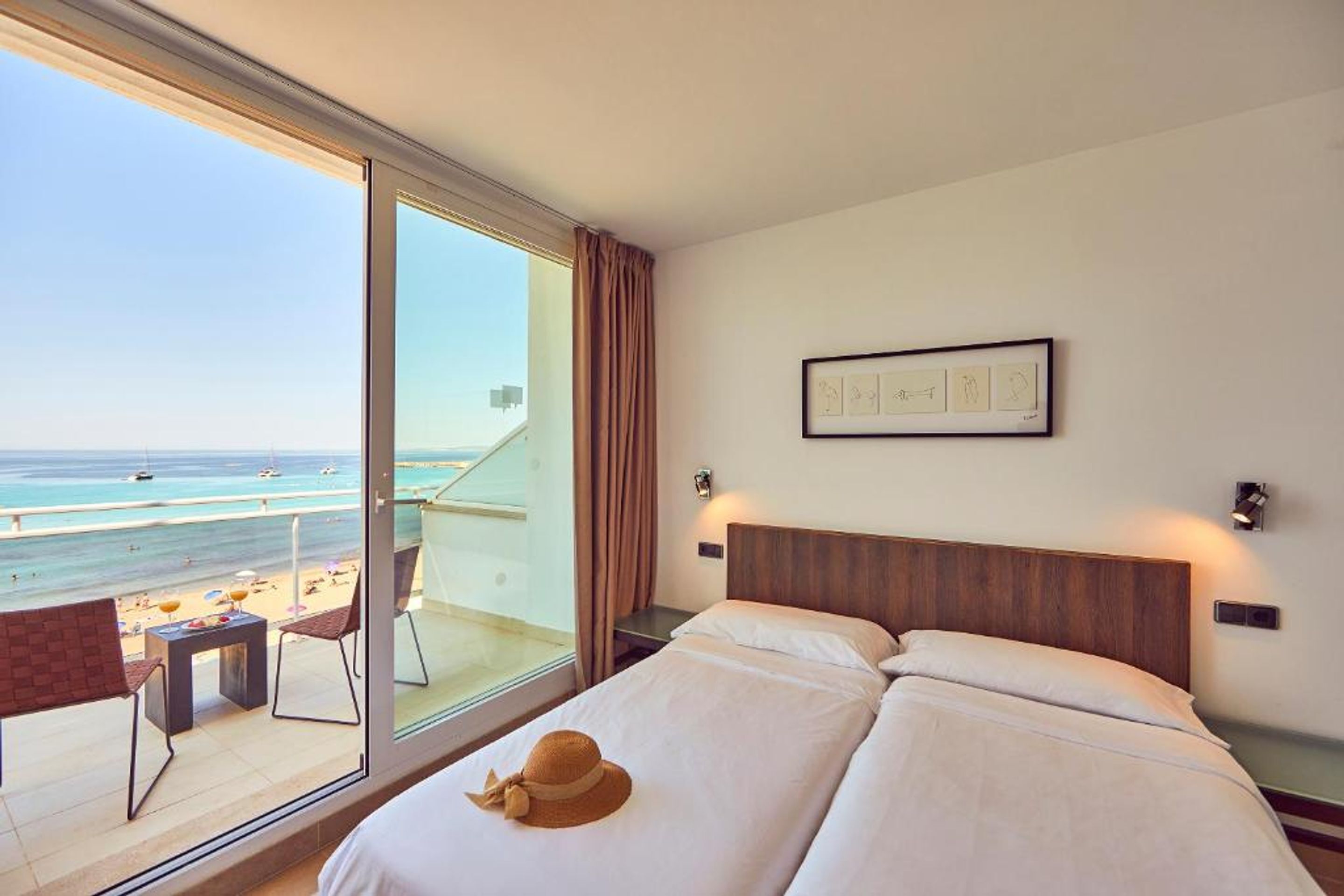 deluxe triple room, terrace, sea view | view from room