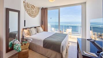 Superior tweepersoonskamer, uitzicht op zee (Mandala) | 1 slaapkamer, een bureau, verduisterende gordijnen, gratis wifi