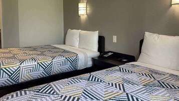 Free WiFi, bed sheets