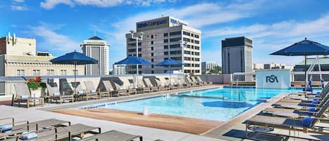 Seasonal outdoor pool
