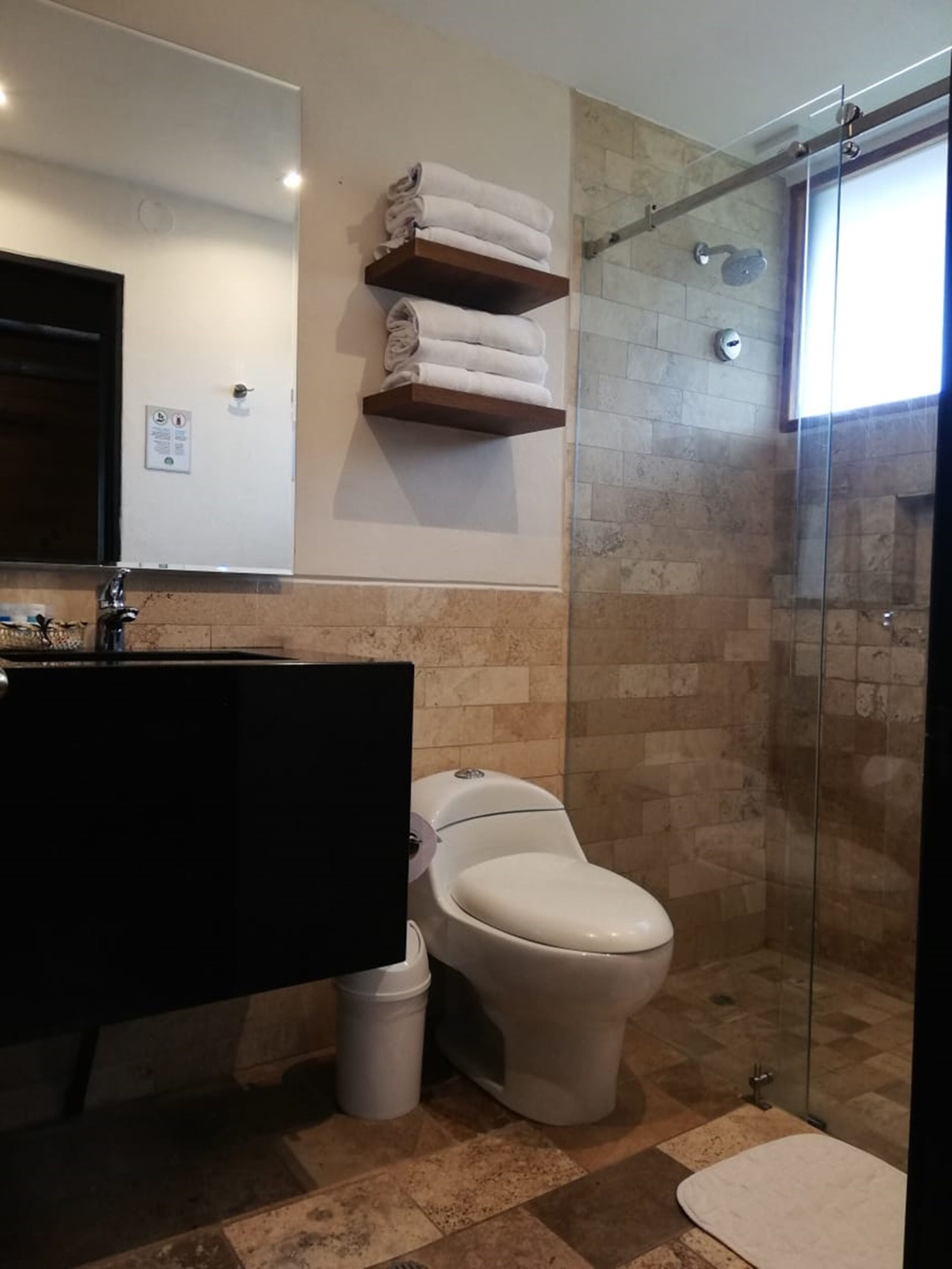 standard double room, 1 king bed | bathroom | towels