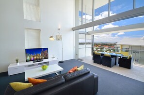 Living area - Oxygen Apartments (Brisbane)