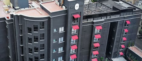 Façade de l’hébergement