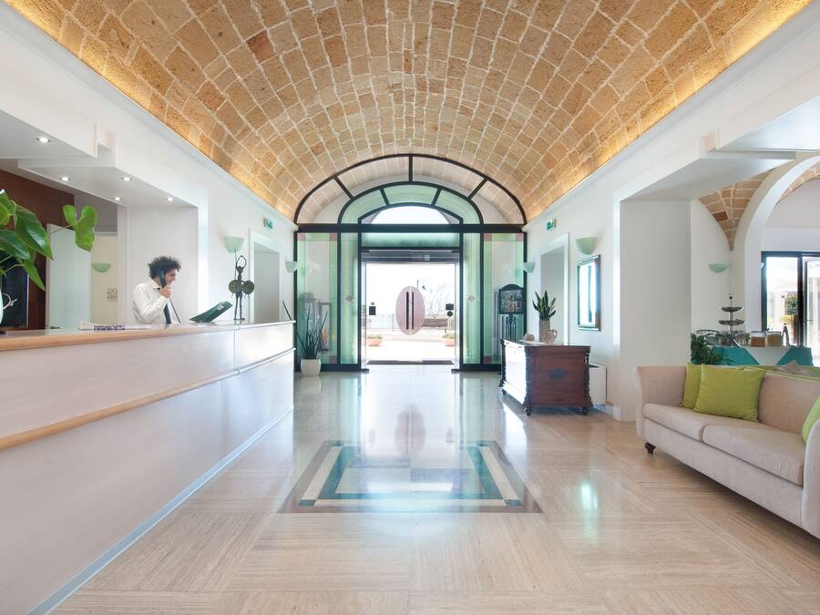 Interior entrance