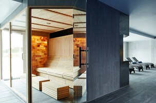 Salas de tratamiento para parejas, un sauna, tratamientos corporales