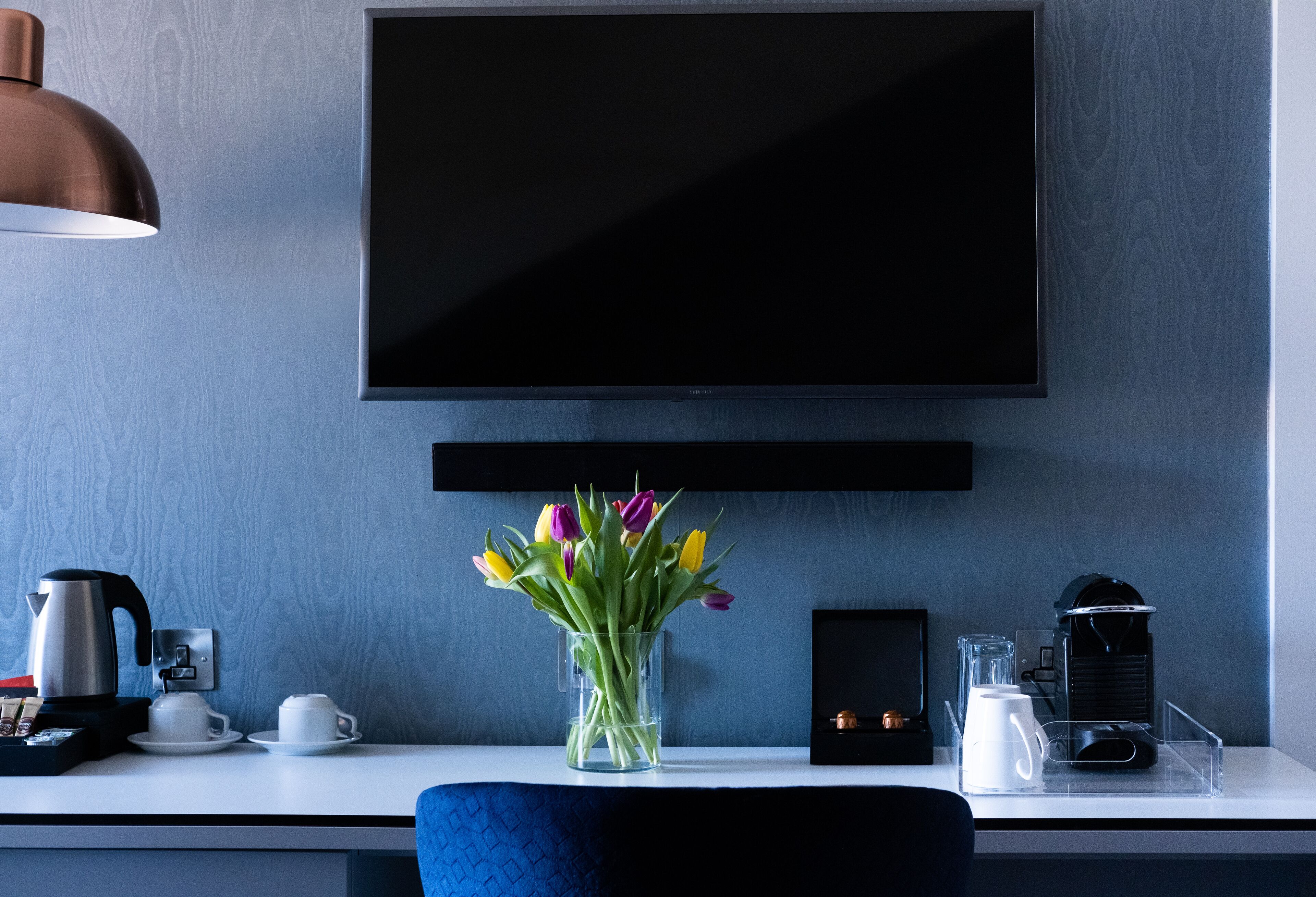 hypo-allergenic bedding, in-room safe, desk, iron/ironing board