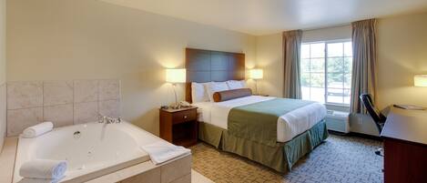 Premium bedding, in-room safe, desk, laptop workspace