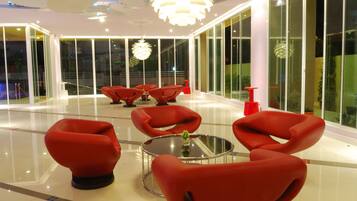 Sala de estar en el lobby