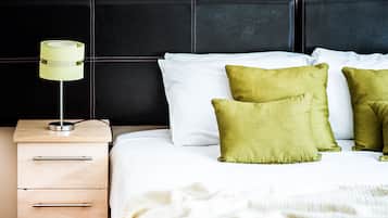 1 chambre, literie hypoallergénique, fer et planche à repasser
