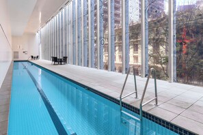 Indoor pool, outdoor pool - Oaks Brisbane on Charlotte Suites (Brisbane)