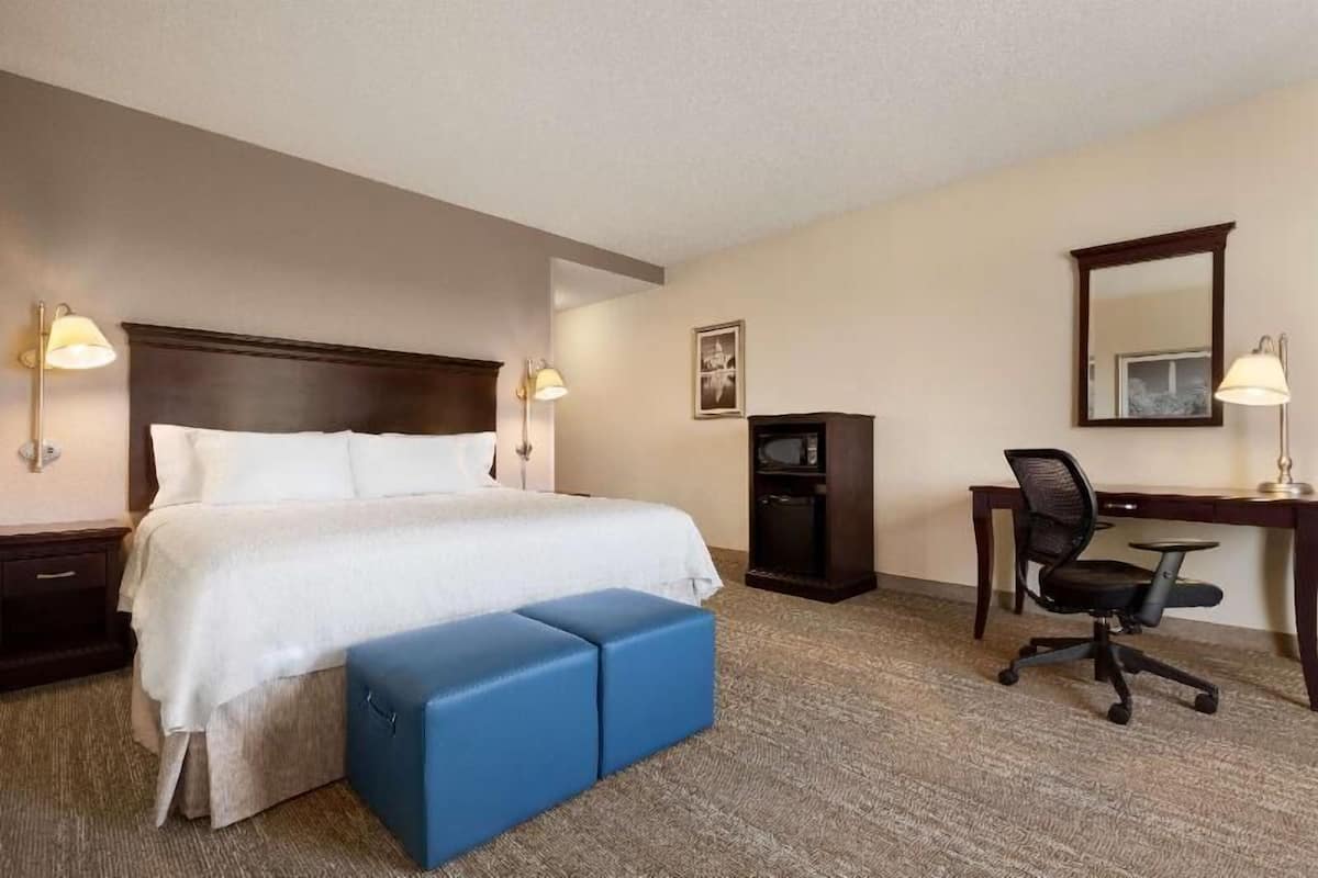 Blackout drapes, iron/ironing board, cribs (free), WiFi (free)