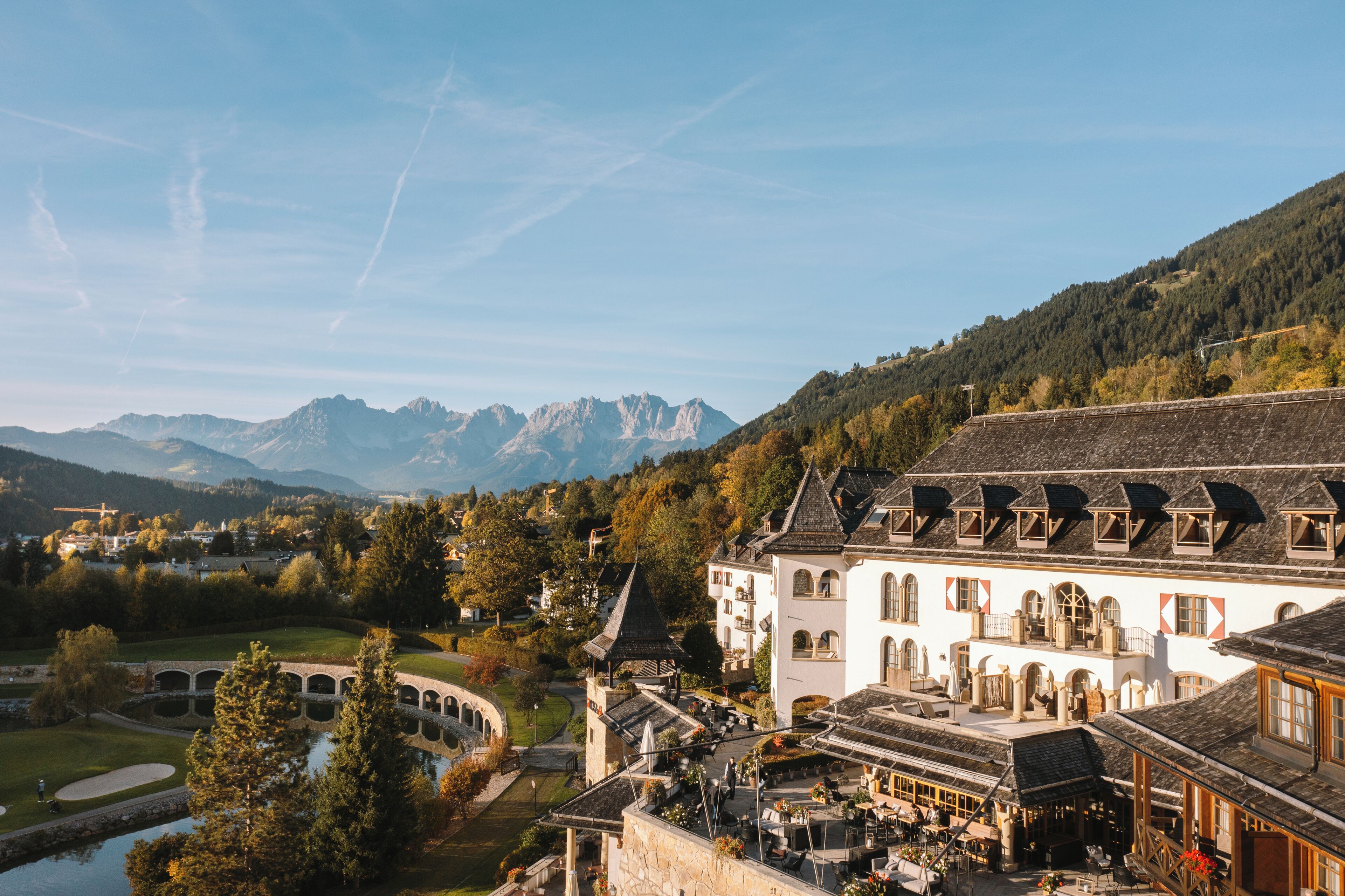 outdoor wedding area