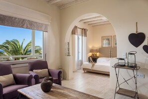 Superior Suite, Sea View | Premium bedding, in-room safe, iron/ironing board, free WiFi