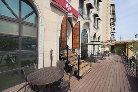 Terraza o patio. Incheon Airport Hotel Oceanside