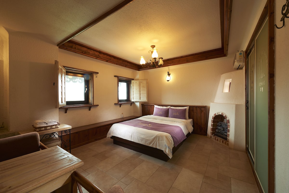 Premium bedding, down comforters, memory foam beds, in-room safe