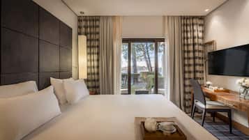 Deluxe Suite Monte Mulini | 高級寢具、羽絨被、迷你吧、客房內保險箱