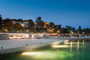 Front of property - evening/night