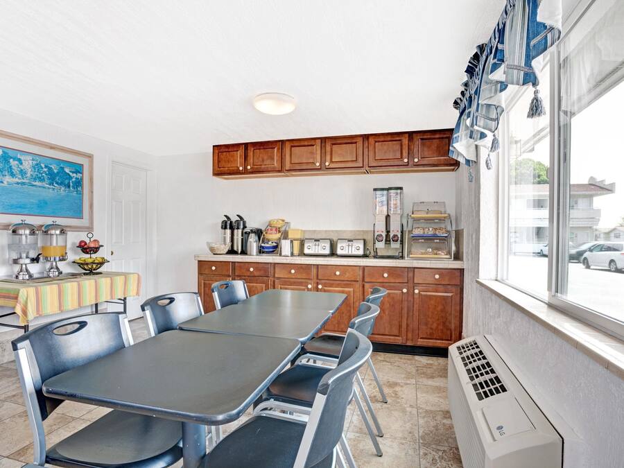 Kontinental frokost er inkludert hver dag