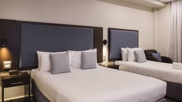 Premium bedding, minibar, desk, blackout curtains