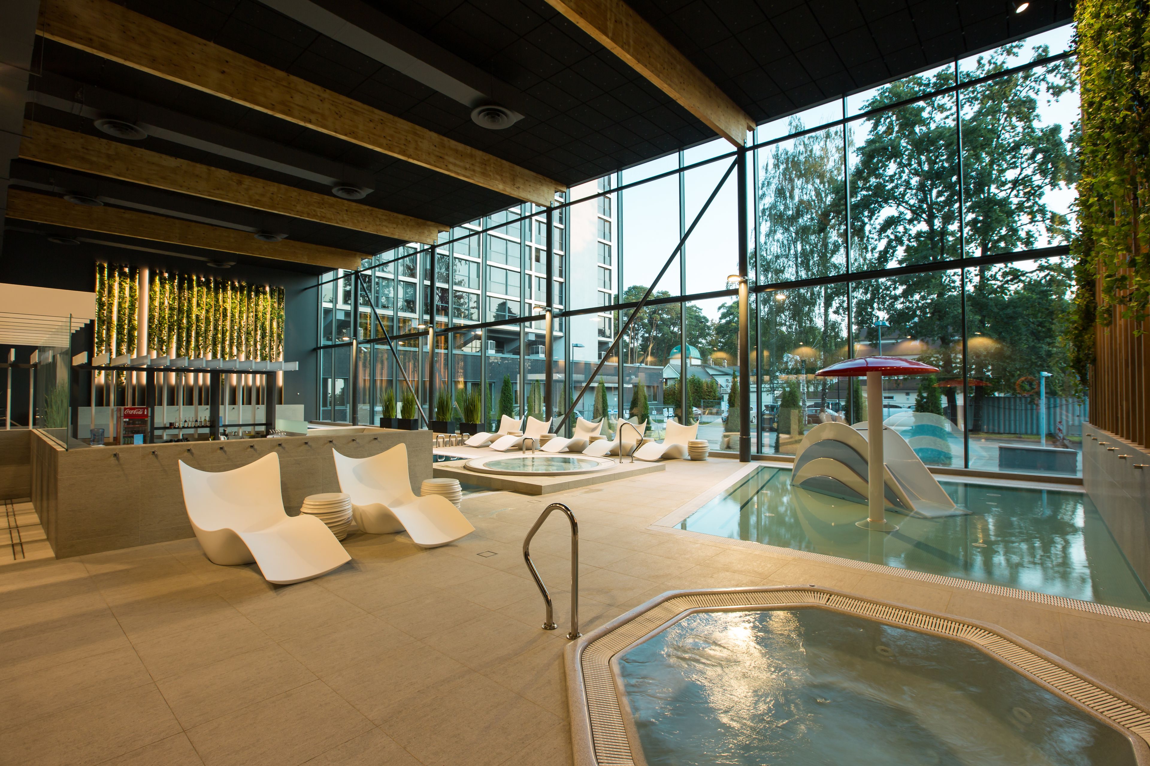 3 indoor pools