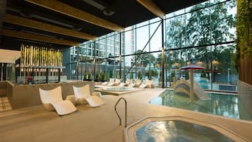 3 indoor pools