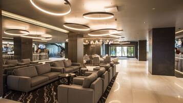 Sitteområde i lobbyen