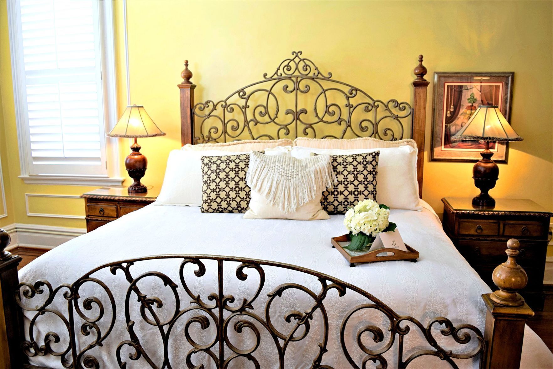 Premium bedding, pillow-top beds, individually decorated