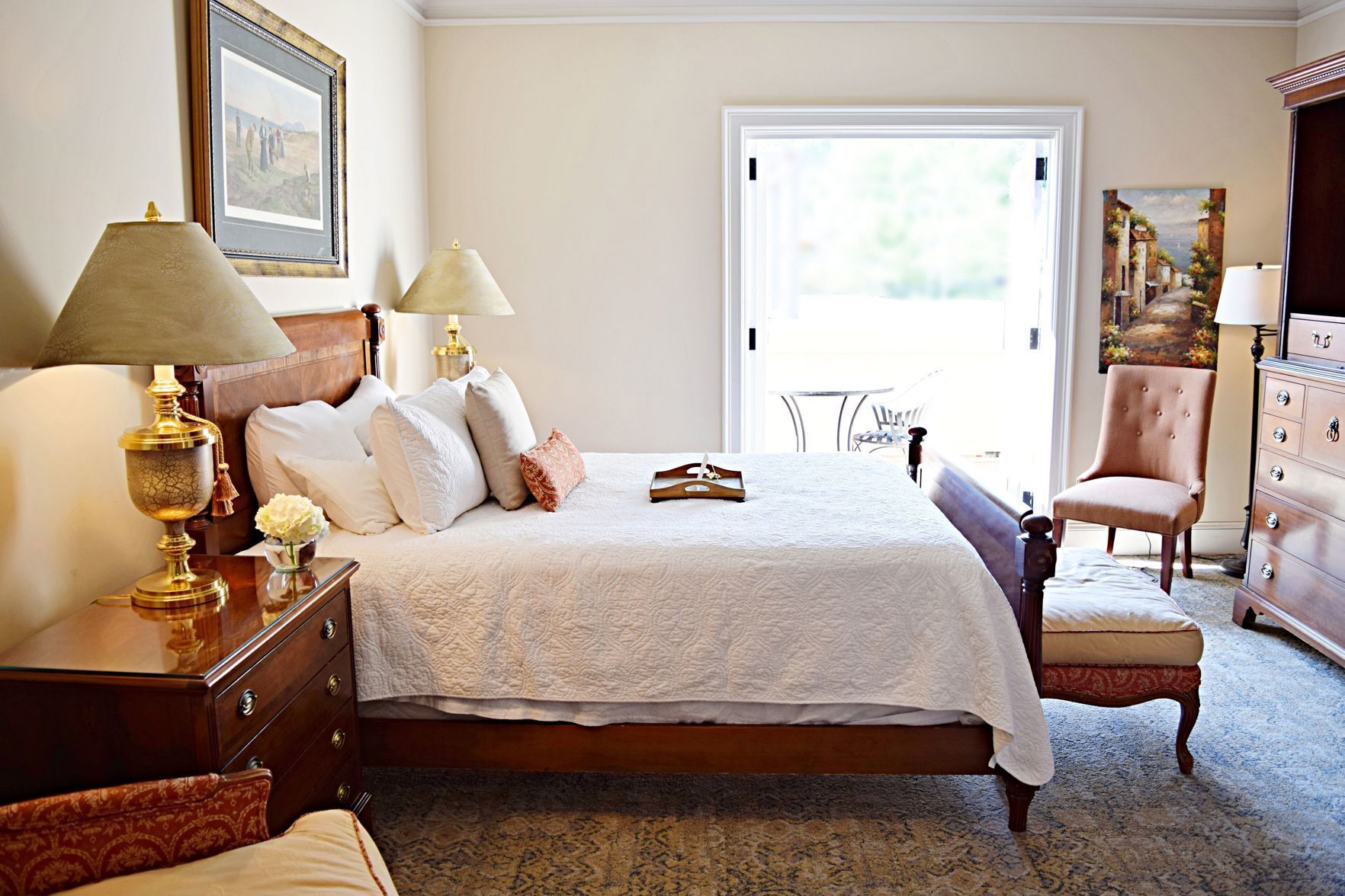 Premium bedding, pillow-top beds, individually decorated