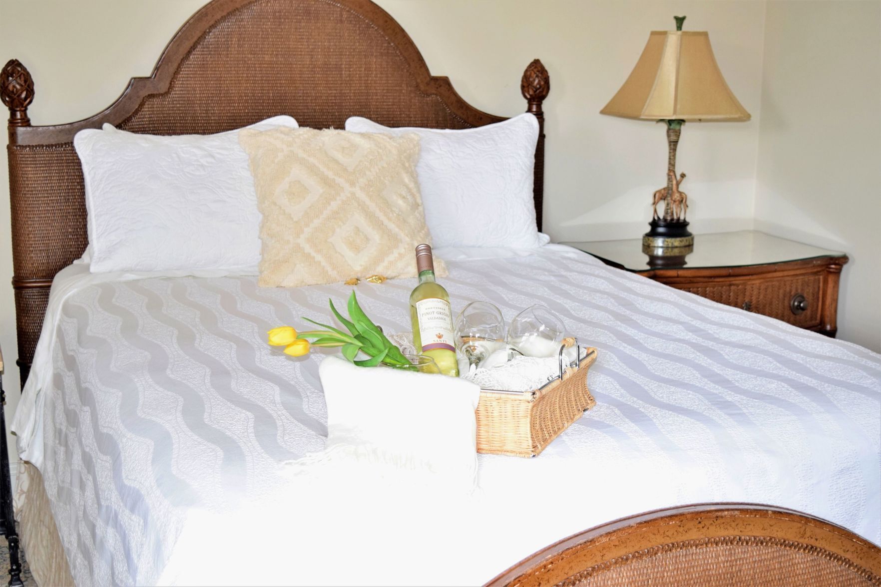 Premium bedding, pillow-top beds, individually decorated