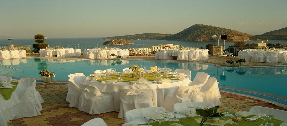 Área de bodas al aire libre