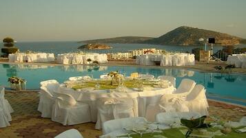 Área de bodas al aire libre