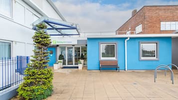 Voorkant van accommodatie