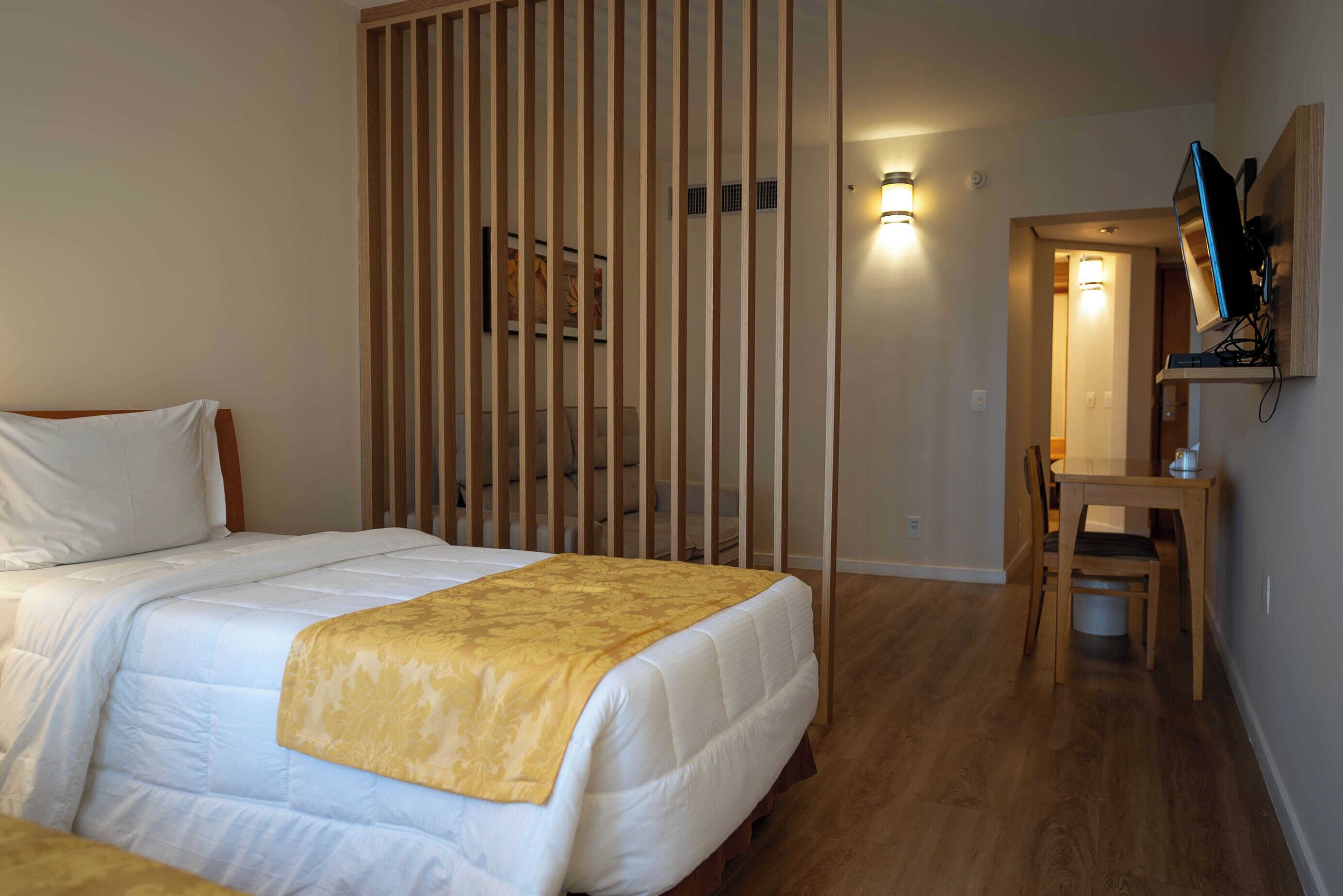 standard twin room | premium bedding, minibar, in-room safe, desk