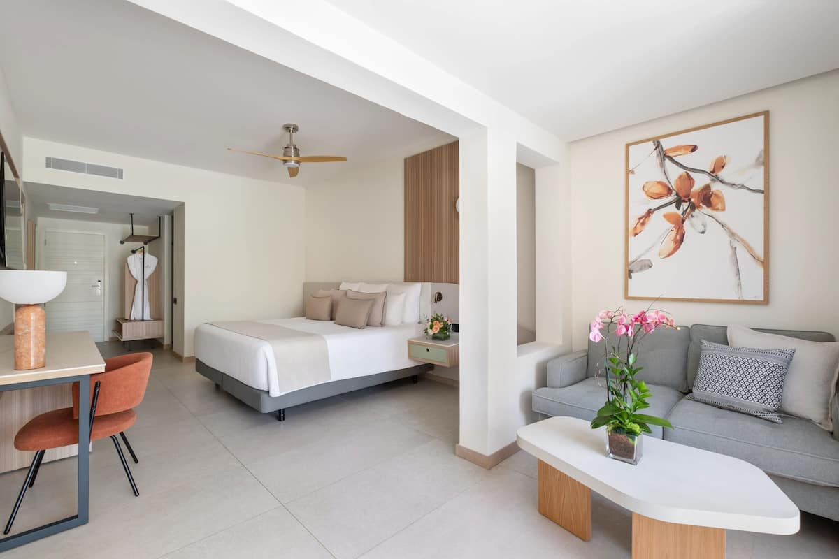 1 dormitorio y ropa de cama de alta calidad